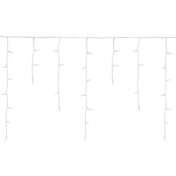   Fényfüggöny, MagicHome Vianoce, Jégcsap, 12 m, 480 LED, 50 cm lecsüngés, melegfehér, kültéri, egyszerű világítás, időzítő, 230 V, 50 Hz, fehér kábel