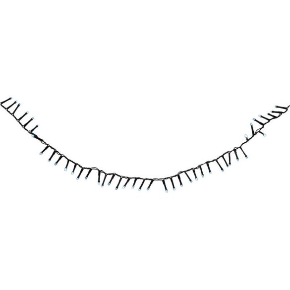 LED fényfüzér, MagicHome Vianoce Errai, 14 m, hidegfehér, 560 LED, 8 funkció memóriával, IP44, kültéri, 230 V adapterrel