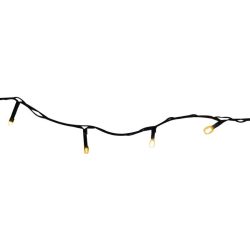   LED fényfüzér, MagicHome Viacone Ceibo, 14,3 m, 192 LED, melegfehér, 8 fényprogram, időzítő, elemes (3x AA), kültéri, memória