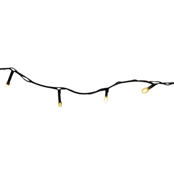 LED fényfüzér, MagicHome Viacone Ceibo, 14,3 m, 192 LED, melegfehér, 8 fényprogram, időzítő, elemes (3x AA), kültéri, memória