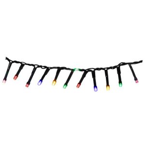 LED fényfüzér, MagicHome Vianoce Errai, 1200 db LED, sokszínű, 24 m, 8 funkció memóriával, IP44, kültéri, 230 V, 50 Hz, adapterrel, zöld kábel