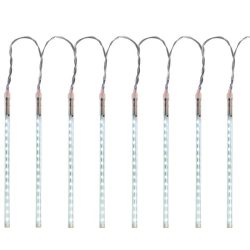   Fényfüggöny, MagicHome Vianoce, Jégcsap, 7,5 m, 720 LED, 24 jégcsap, hidegfehér, vízesés hatás, kültéri, 230 V, jégcsap hossza 30 cm