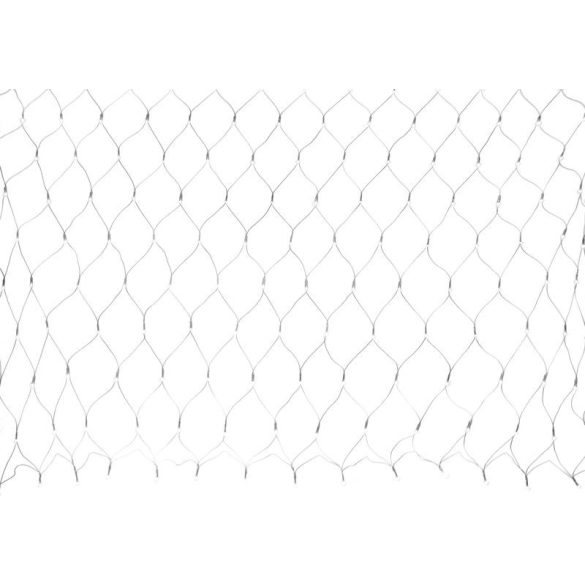 Hálós LED fényfüzér, MagicHome Vianoce Netled, 160 db LED, 2 x 1 m, hidegfehér, hálós, összekapcsolható, egyszerű világítás, fehér kábel, kültéri