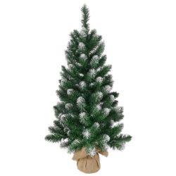 MagicHome Nico műfenyő, havas végek, 90 cm