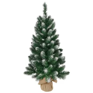 MagicHome Nico műfenyő, havas végek, 90 cm