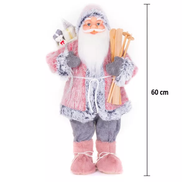 MagicHome karácsonyi dekoráció, Mikulás, 60 cm