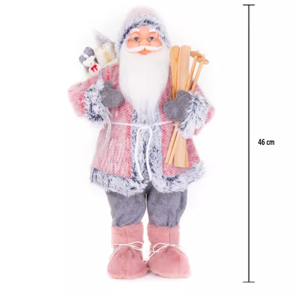 MagicHome karácsonyi dekoráció, Mikulás, 46 cm