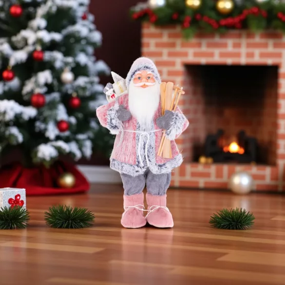 MagicHome karácsonyi dekoráció, Mikulás, 46 cm