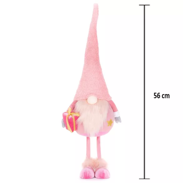 MagicHome karácsonyi dekoráció, Manó, 56 cm