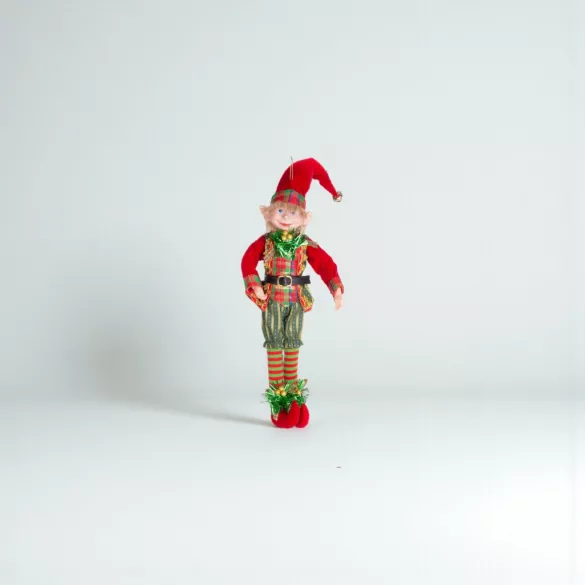 MagicHome karácsonyi dekoráció, Manó, 46 cm, felfüggeszthető