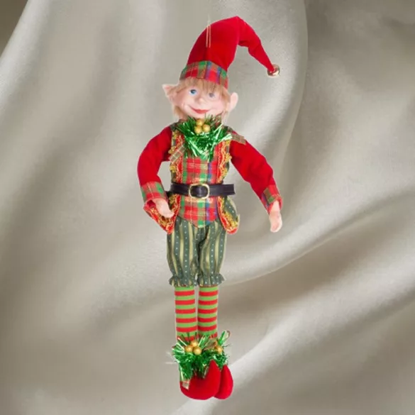 MagicHome karácsonyi dekoráció, Manó, 46 cm, felfüggeszthető