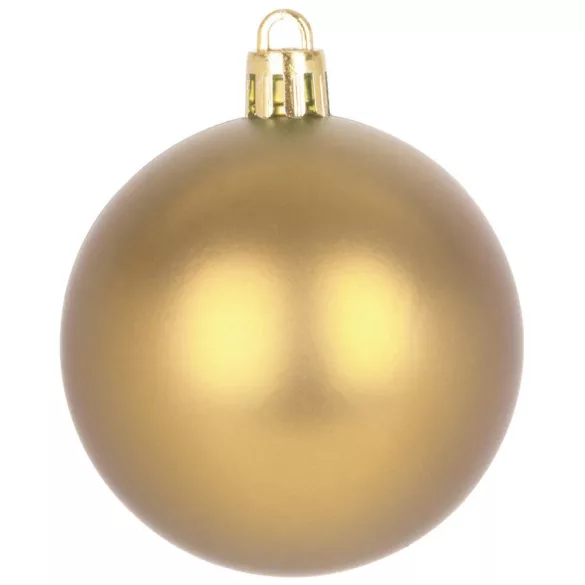 MagicHome karácsonyi gömbök, 20 db, 6 cm, arany, karácsonyfára