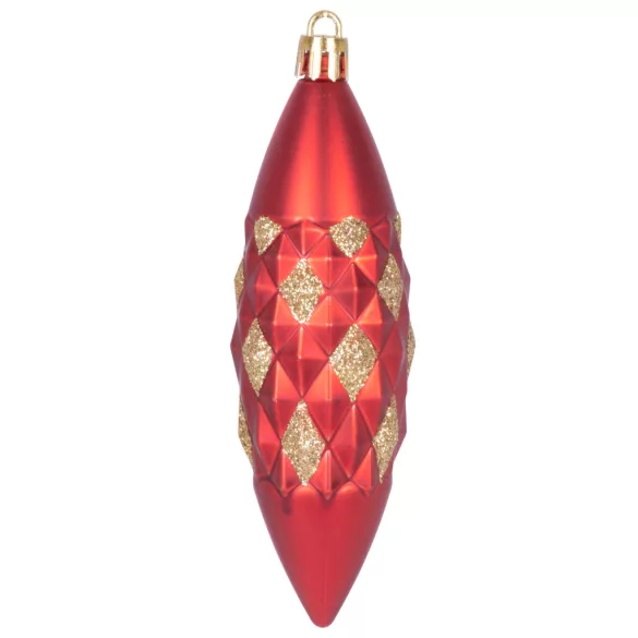 MagicHome karácsonyi gömbök, készlet, 31 db, piros, karácsonyfára