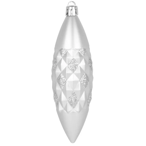 MagicHome karácsonyi gömbök, készlet, 31 db, ezüst, karácsonyfára