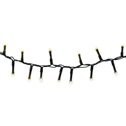   LED fényfüzér, MagicHome Vianoce, 10 m, 1120 LED, melegfehér, IP44, kültéri, 230 V adapterrel, egyszerű világítás, 5 m zöld kábel