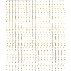 Fényfüggöny, MagicHome Vianoce, 160 LED, 1,5 x 2 m, melegfehér, IP44 kültéri, 8 fényprogram, időzítő és memória, 5 m tápkábel