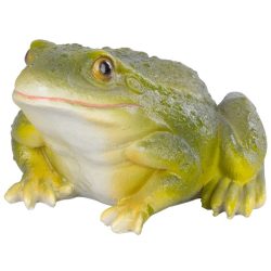   Kerti dekoráció, MagicHome, béka, zöld, 15,3 x 13,7 x 9 cm, poligyanta