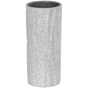 Dekoráció MagicHome, Váza, szürke, dolomit, 10,2x10,2x23,10 cm