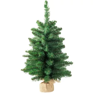 MagicHome Leo műfenyő jutában, extra sűrű, 60 cm