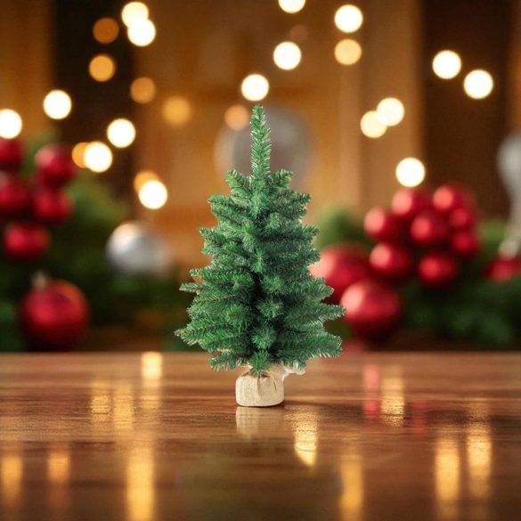 MagicHome Leo műfenyő jutában, extra sűrű, 60 cm