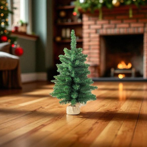 MagicHome Leo műfenyő jutában, extra sűrű, 60 cm