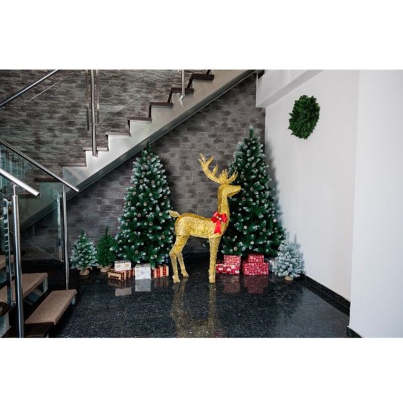  MagicHome Albero műfenyő, havas végek, tobozokkal, 200 cm