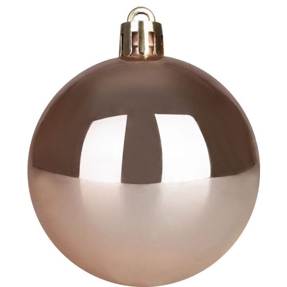 MagicHome karácsonyi gömb szett, 65 db, rózsaarany, mix, karácsonyfára