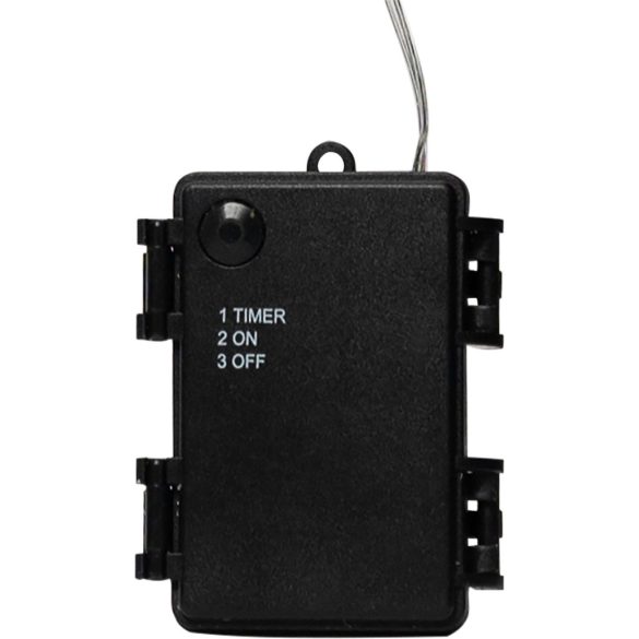 LED fényfüzér, MagicHome Vianoce, tűzijáték, 20 cm, melegfehér, arany, 72 LED, függesztett, elemes (3xAA), kültéri