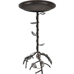   Kerti dekoráció, MagicHome Mecco, madáretető, 27 x 27 x 56 cm, fém