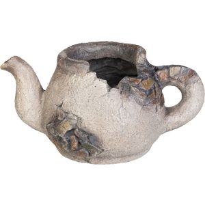 Kerti dekoráció, MagicHome, teáskanna, 23,5 × 40 × 20,5 cm, kerámia, mozaikos