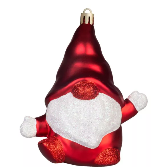 Karácsonyfadísz készlet, MagicHome Vianoce, 47 db, piros, műanyag, vegyes formák és méretek, karácsonyfára