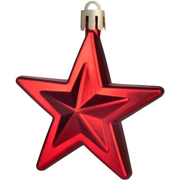 MagicHome karácsonyi gömb készlet, 39 db, piros, mix, karácsonyfára