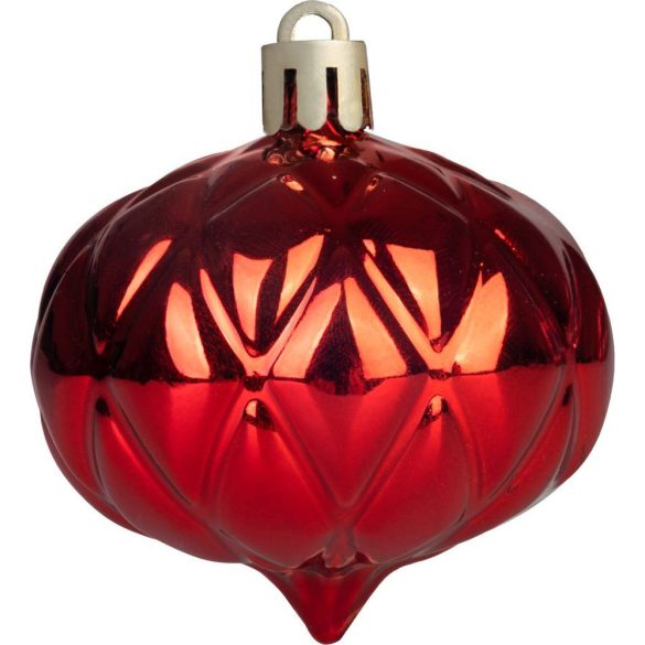 MagicHome karácsonyi gömb készlet, 39 db, piros, mix, karácsonyfára