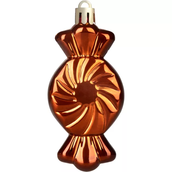 Karácsonyfadísz készlet, MagicHome Vianoce, 32 db, réz, fényes-matt-csillogó felületű, tartós műanyag, karácsonyfára