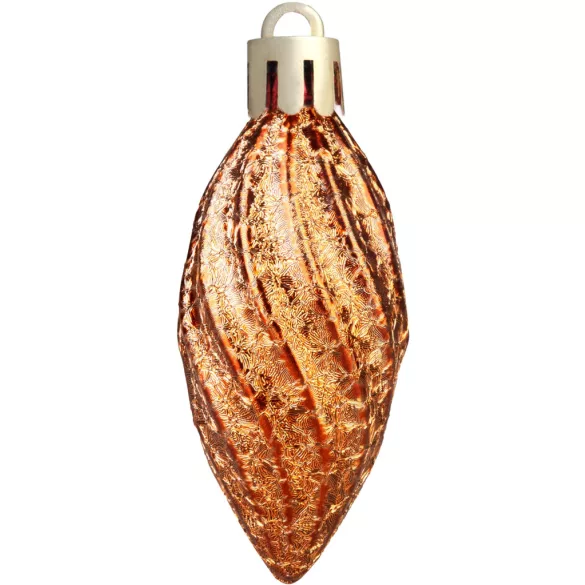 Karácsonyfadísz készlet, MagicHome Vianoce, 32 db, réz, fényes-matt-csillogó felületű, tartós műanyag, karácsonyfára