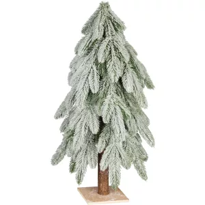 Műfenyő, MagicHome Vianoce, 60 cm, havas, dekoratív, beltéri, asztali elhelyezésre