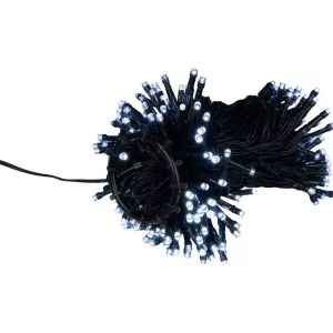 LED fényfüzér, MagicHome Vianoce, 216 LED, 1,8 m, hidegfehér, 8 fényprogram, beltéri/kültéri, függőleges elrendezés