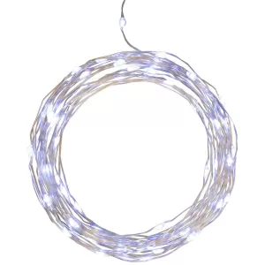 LED fényfüzér, MagicHome Vianoce, 500 LED, 50 m, hidegfehér, 8 fényprogram, időzítő, IP44, beltéri/kültéri