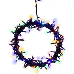   LED fényfüzér, MagicHome Vianoce, 500 LED, 25 m, vegyes színek, 10 fényprogram, időzítő, IP44, beltéri/kültéri