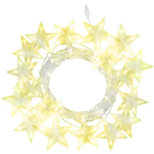 Fényfüggöny, MagicHome Vianoce, csillagokkal, 3 m, 142 LED, melegfehér, 8 fényprogram, IP44, beltéri/kültéri