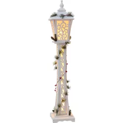   Karácsonyi lámpa, MagicHome Vianoce, 20 x 20 x 120 cm, fehér, LED, melegfehér fényű, elemes (3 db AA - nem tartozék)