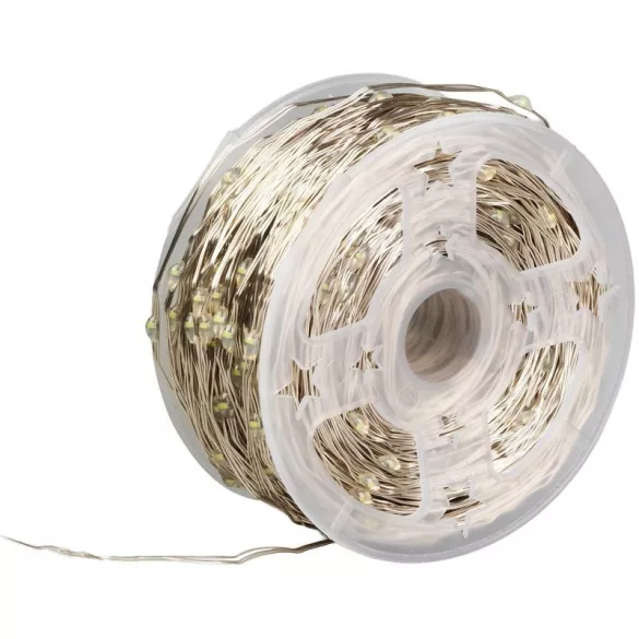 LED fényfüzér, MagicHome Vianoce, 1000 LED, 100 m, hidegfehér, 8 fényprogram, IP44, beltéri/kültéri