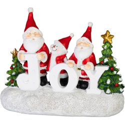   MagicHome karácsonyi dekoráció, Mikulások, 24,5 x 11 x 19,5 cm