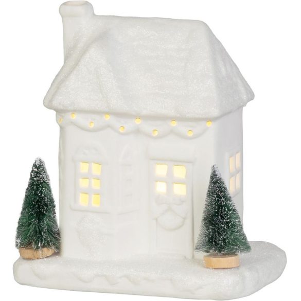 MagicHome karácsonyi dekoráció, ház, 15 x 9 x 17 cm