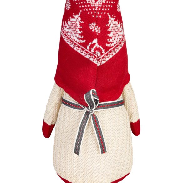 MagicHome karácsonyi dekoráció, Törpe, lány, 17 x 15 x 45 cm