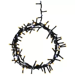   LED fényfüzér, MagicHome Vianoce, 550 LED, 12,45 m, vegyes színek, egyszerű világítás, IP44, beltéri/kültéri