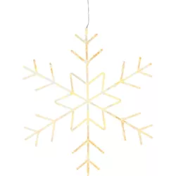   Karácsonyi díszvilágítás, MagicHome Vianoce, hópehely, 120 LED, átmérő: 60 cm, vegyes színek, IP44, beltéri/kültéri
