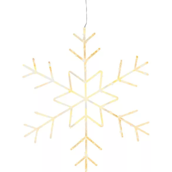 Karácsonyi díszvilágítás, MagicHome Vianoce, hópehely, 120 LED, átmérő: 60 cm, vegyes színek, IP44, beltéri/kültéri