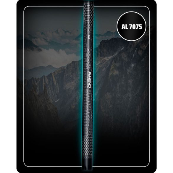 Túrabot, Neo-Sport NS-380, szürke, alumínium, parafa és műanyag markolat, teleszkópos, 65 / 135 cm, 1 pár