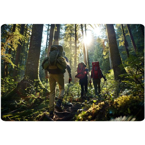 Túrabot, Neo-Sport NS-380, szürke, alumínium, parafa és műanyag markolat, teleszkópos, 65 / 135 cm, 1 pár